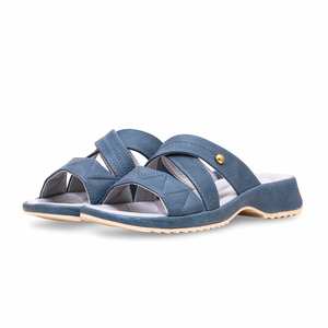 Pantoufles bleu ciel à imprimé animal PU0403 - Product Image 3