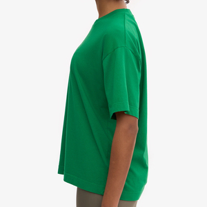 Camisetas de Verano de Alta Calidad para Mujer, Holgadas, de Manga Corta, 100% Algodón, de Secado Rápido, Transpirables, MOQ Bajo de 2 Piezas - Product Image 4