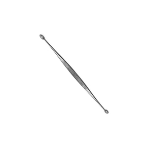 Cureta de Acero Inoxidable de Doble Extremo de Calidad Premium, 140 mm (5.12 Pulgadas), No Estéril, Reutilizable, Instrumento Quirúrgico - Product Image 3