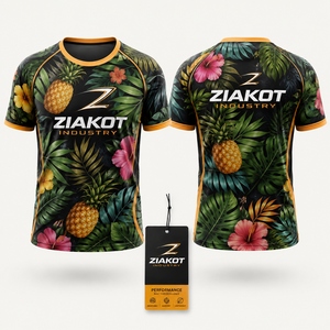 ZIAKOT industry New design Men's Custom Black Cardinal-White Performance <b>T</b>-<b>Shirt</b> - Product Image 3