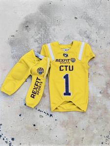 Custom American Football Uniforms Sublimated Adult Team Jerseys and <b>Pants</b> <b>Padded</b> Practice Game Wear Manufacturer - Product Image 3
