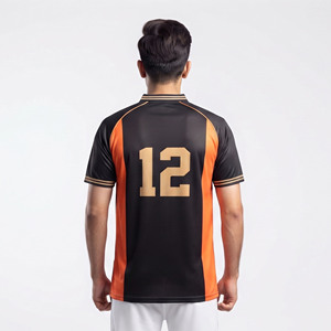เสื้อโปโลคริกเก็ตคอวีสำหรับผู้ชาย คุณภาพพรีเมียม เสื้อเจอร์ซีย์คริกเก็ตสำหรับผู้ชายประสิทธิภาพสูง เสื้อเจอร์ซีย์คริกเก็ตโพลีเอสเตอร์สำหรับผู้ชาย - Product Image 2