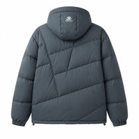 Blouson matelassé imperméable à capuche avec logo personnalisé, fabriqué au Pakistan, haute qualité, écologique, collection Hiver 2026