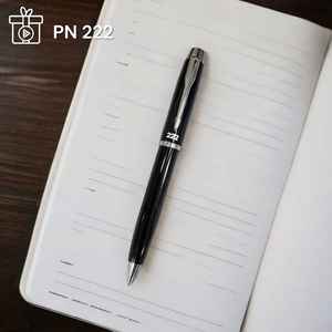 Bolígrafo Parker Metálico con Mecanismo Giratorio, Bolígrafo con Logotipo de Calidad Premium para Uso Promocional, Logotipo Personalizado, Bolígrafo Metálico Negro de Bajo Costo - Product Image 1