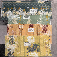Tissu en microfibre 100 % polyester brossé à motif floral, plusieurs couleurs, imprimé par dispersion, pour draps de lit