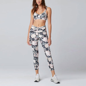 Nouvel Arrivage Ensemble de Yoga Sans Couture Taille Haute pour Femme, Vêtements de Sport et Fitness, Soutien-Gorge de Sport de Haute Qualité - Product Image 1