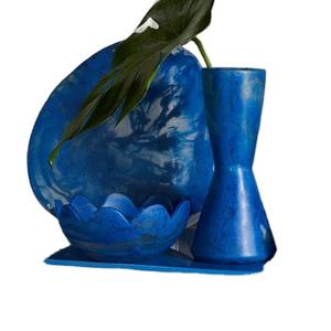 Bol à salade en résine époxy classique poli avec des options personnalisables pour les restaurants et l'usage domestique, nouveau design pour les fêtes - Product Image 4