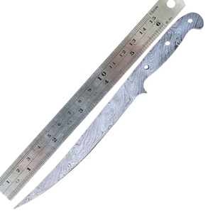 Cuchillo Personalizado Hecho a Mano Jexmoo con Hoja de Acero de Damasco y Funda de Cuero - Regalo para Chef - Product Image 5