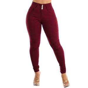 Conception personnalisée Top Vente Femmes Pantalon Raccord Pantalons Décontractés de Haute Qualité Pantalons Longs Bas Haut Slim Taille Haute De BD - Product Image 3