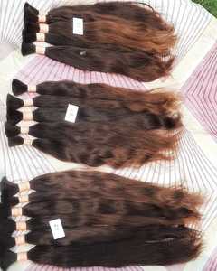 ผมมนุษย์แบบอินเดียผมคนหนึ่งผมตรงนุ่มสลวยสีดำธรรมชาติผมทรงลอนลึก - Product Image 5