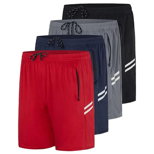 Pantalones Cortos de Algodón Lisos para Hombre, Cintura Elástica, Casuales, de Verano, para Descansar, OEM, Personalización de Marca, Proveedor al por Mayor - Product Image 1