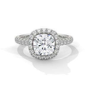 Anillo de Diamantes Cultivados en Laboratorio de Oro de 14K, Anillo de Compromiso de Oro Sólido de 18K para Mujer, Estilo Clásico, Certificado IGI, Anillo de Compromiso, Aniversario - Product Image 4