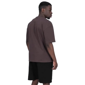 เสื้อยืดผู้ชายทรงโอเวอร์ไซส์ ผ้าคอตตอนถัก ระบายอากาศดี ดีไซน์ใหม่ตามสั่ง สไตล์ลำลอง สตรีทแวร์ คอกลม แขนสั้น ไซส์พลัสสั่งทำได้ - Product Image 2