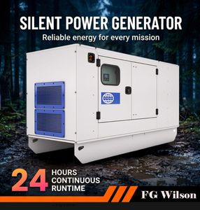 เครื่องกำเนิดไฟฟ้าดีเซล Fg Wilson รุ่น Super Silent ขนาด 10kW 12kW 15kVA ชุดเครื่องกำเนิดไฟฟ้าสามเฟสและเฟสเดียว สำหรับสำรองไฟ - Product Image 1