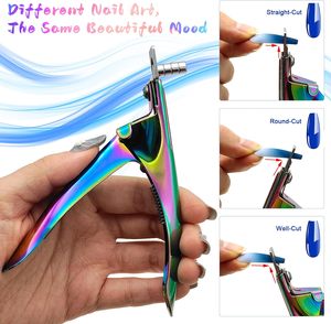 Professional Obexa Stainless Steel Curved-Blade Nail Clipper Nail Art Manicure <b>Tool</b> False Nail Tip Trimmer <b>Edge</b> Cutters Portable - Product Image 3