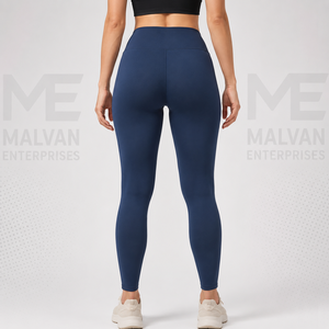 Design Solid for 220g for Elastic Waist High Waist Tummy Control <b>Shapewear</b> Wrinkle-Resistant Full Length Yoga Pants Sports - Product Image 2