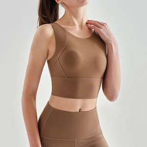 Soutien-gorge de sport pour femme, résistant aux chocs, adapté à la salle de sport, doux pour la peau, avec rembourrage amovible - Product Image 4