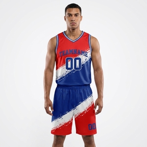 Fabricante de Uniformes de Baloncesto Personalizados, Camisetas y Pantalones Cortos, OEM ODM, Venta al Por Mayor, Tela de Malla 100% Poliéster, Transpirable y de Secado Rápido - Product Image 1