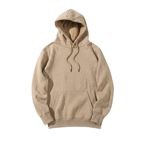 Sweat à capuche oversize imprimé en polyester/coton non tissé de haute qualité, molleton épais, épaules tombantes, personnalisable pour hommes - Product Image 2