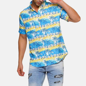 Camisas de Playa para Hombre, de Alta Calidad, Sólidas, Transpirables, Ecológicas, de Manga Corta, para Uso Casual de Verano - Product Image 6