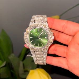 Relojes esqueleto Moissanite | Estilo presidencial de lujo VVS | Suministro mayorista helado - Product Image 1