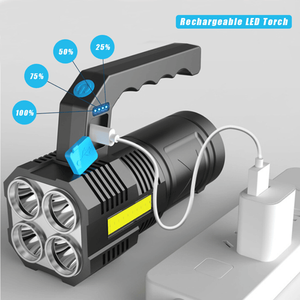 Torcia LED Ricaricabile USB per Lavoro all'Aperto - Product Image 4