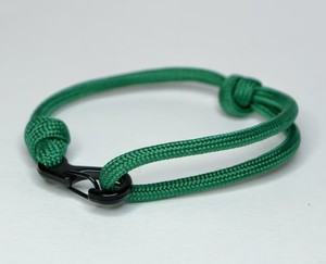 <b>Adjustable</b> Paracord <b>Bracelet</b>: Carabiner Clasp, Nautical Rope Anklet - Product Image 2