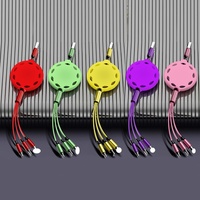 Coffret Cadeau Cheval 2026 – Boîte Cadeau d'Affaires Rouge à Ouverture Facile avec Câble de Données – Ensemble Deux Pièces Connecteurs Lightning/Micro USB/Type-C – Charge Rapide