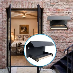 Casa para pájaros colgante de metal para jardín, comedero decorativo de hierro, jaula para pájaros, casa para pájaros de exterior, casa para pájaros colgante de metal. - Product Image 2