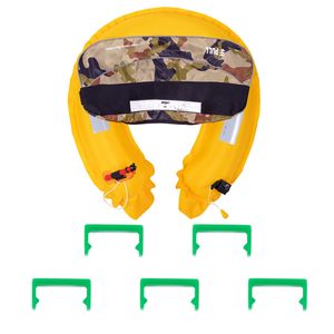 Giubbotto di Salvataggio Gonfiabile Manuale per Adulti, 150N di Galleggiamento, per Oltre 80 Libbre, con Vita Regolabile fino a 59 Pollici, Assistenza alla Galleggiabilità - Product Image 4
