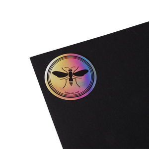 Autocollants en vinyle holographiques personnalisés résistants aux UV pour la signalisation de fenêtres de vacances, les étiquettes d'emballage de bougies - Product Image 2