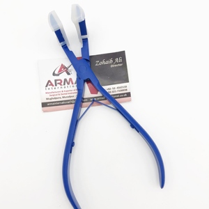 Hair Extension Tools Surgical Grade Stainless Steel Plier L-Shape <b>Tape</b> in Sealing Plier with Silicone Pads Hair Pliers - Product Image 1