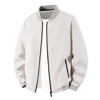 Blouson Bomber Décontracté Homme en Polyester à Col Rond et Fermeture Éclair, Imperméable et Coupe-Vent, avec Broderie Personnalisée du Logo – Prix Usine CN Bangladesh