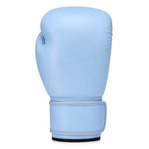 Gants de boxe bleu clair avec rembourrage confortable pour les entraînements rapides sur sac de frappe, les sparring, la pratique du fitness et les exercices en salle de sport. - Product Image 4