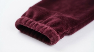 Ensemble de survêtement décontracté deux pièces pour femme, sweat à capuche zippé en velours et pantalon - Product Image 6