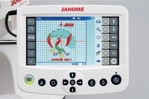 Máquina de Bordar Comercial Janome MB-7 de 7 Agujas con Paquete Deluxe - Product Image 4