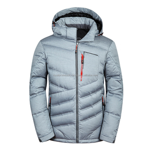 Manteau d'hiver à capuche pour homme, veste en duvet de canard blanc chaud, imperméable, coupe-vent, sweat à capuche décontracté, veste grande taille - Product Image 4