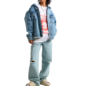 Chaleco de Lona Extra Grande para Hombre, Estilo Urbano Otoñal, Hombros Caídos, Estilo Unisex, Venta al por Mayor - Product Image 4