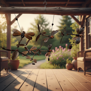 Campana de Viento de Madera con Forma de Animal, 100% Material Natural, Tallada a Mano, Estilo Tradicional y Moderno, Regalos/Souvenirs Hechos en Tailandia - Product Image 2