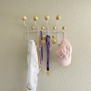 Heavy Duty Industrial Handmade Clothing <b>Rack</b> for Retail Garment Store DisplaySingle Tier Iron <b>Storage</b> Basket <b>Wall</b>-Mounted - Product Image 5