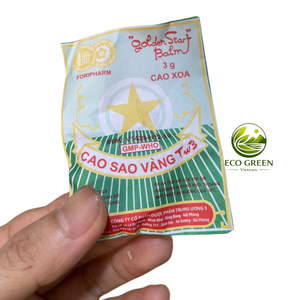 ยาหม่องสมุนไพรแท้ โกลเด้นสตาร์ บาล์ม ผลิตในเวียดนาม บรรเทาอาการปวด สำหรับคนทำงานกลางแจ้ง นักเดินทาง และนักกีฬา - Product Image 2