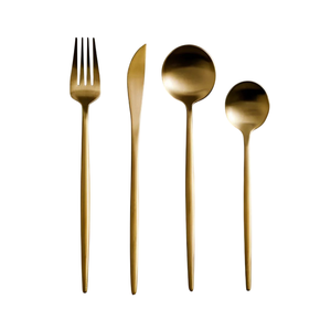 Modern <b>Rose</b> <b>Gold</b> Flatware Set With Textured Handles High <b>Mirror</b> Polish Rust Resistant For Wedding Dinnerware - Product Image 4