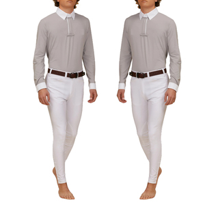 Camisetas Técnicas de Manga Larga de Alta Calidad para Espectáculos Ecuestres, Camisetas de Alto Rendimiento para Hombres en Equitación. Camisas de Espectáculo de Primera Calidad - Product Image 5