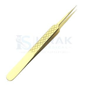 Pince à épiler de précision antistatique en acier inoxydable à pointe affûtée pour séparation des cils, modèle Ijrak chirurgical amélioré, vente en gros - Product Image 4
