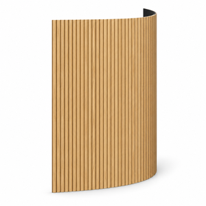 Panel Tambour de Madera Maciza Moderna, Superficie de Madera Flexible para Gabinetes de Cocina, Diseño Minimalista, Panel Flexible de Madera Maciza - Product Image 1
