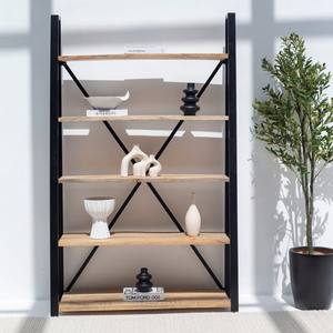 ชั้นวางหนังสืออุตสาหกรรมวานดานา เวสต้า โอไรออน ดีไซน์เฟอร์นิเจอร์เก็บของทันสมัยจากโลหะและไม้ - Product Image 6