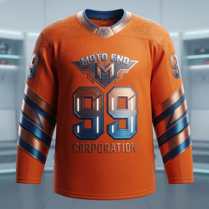 Factory Directly Custom Ice Hockey Uniform Set Sublimated Flag Short Sleeve Jersey Made for Brands Teams Clubs - Product Image 1