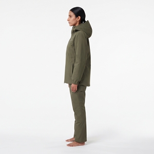 Chaqueta de Esquí Impermeable para Mujer Hawkeye, con Capucha, Verde, Aislamiento Sintético, Ropa para Exteriores - Product Image 2