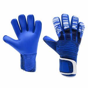 Professional Goalkeeper <b>Gloves</b> Blue Latex Grip Soccer Goalkeeping <b>Gloves</b> Adult Match Training Football <b>Gloves</b> - Product Image 1