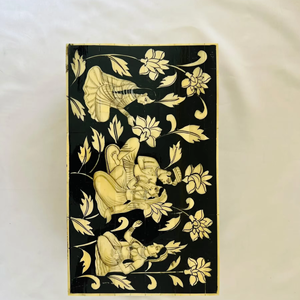 Premium Bone Inlay <b>Trinket</b> <b>Box</b> Handcrafted Wooden Jewelry Organizer with Moroccan Floral Pattern for Dressing Table - Product Image 1